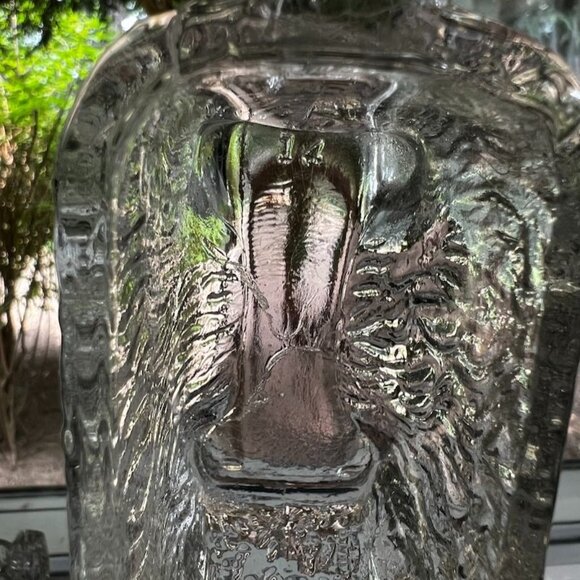 Pr Vtg Glass Scottie Dog Terrier Spoon Rest Dish Clear Textured - Picture 6 of 10